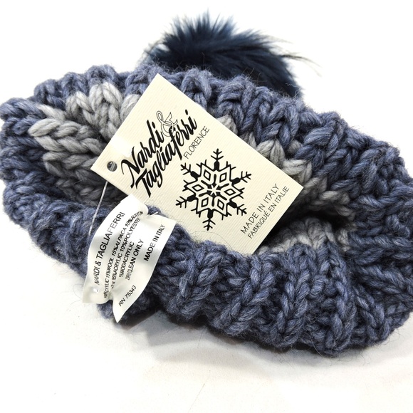 NARDI & TAGLIAFERRI ?? WOMEN\'S WOOL/ALPACA BEANY WINTER KNIT HAT